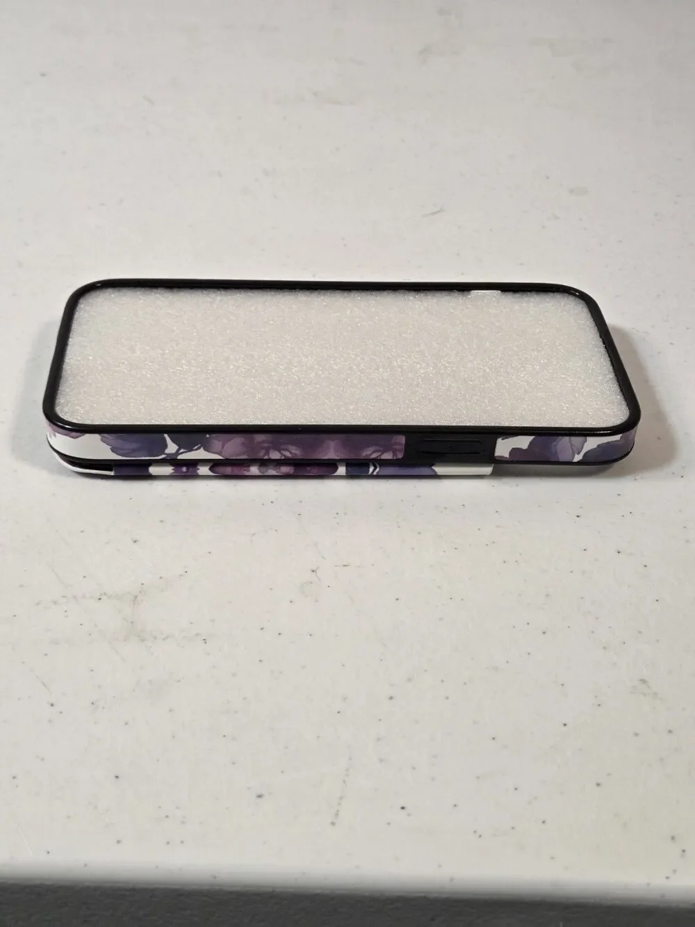 GOODON iPhone 15 Plus Wallet Case‎ Purple Floral Flip Cover Card Holder New